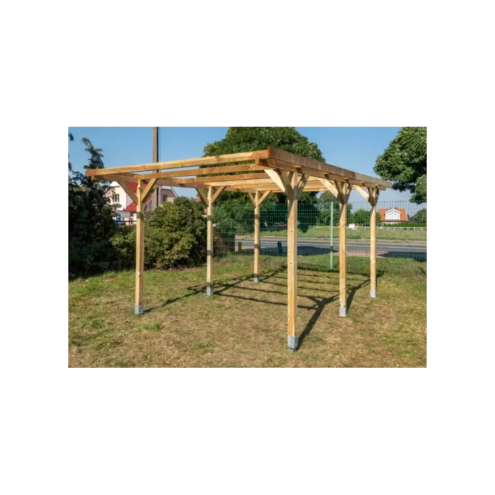 Carport, abri de voiture  3.04x5.12 m - 15.57 m2