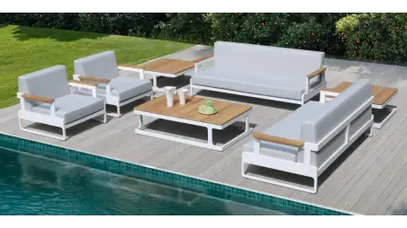 Table de jardin 85x85xH.37 cm