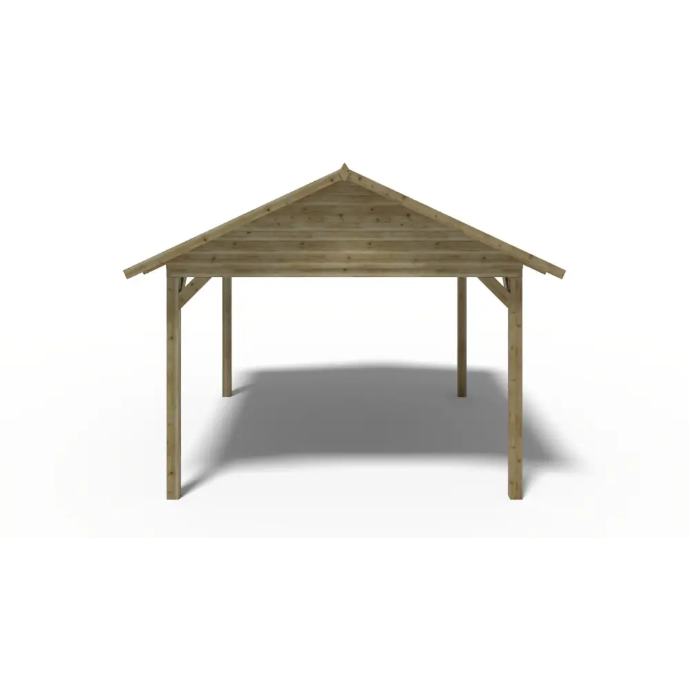 Pergola de jardin 4.04x4.17m - traité