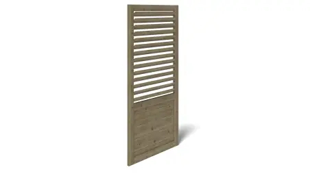 Panneau pour pergola avec persienne 1,01x2,17m