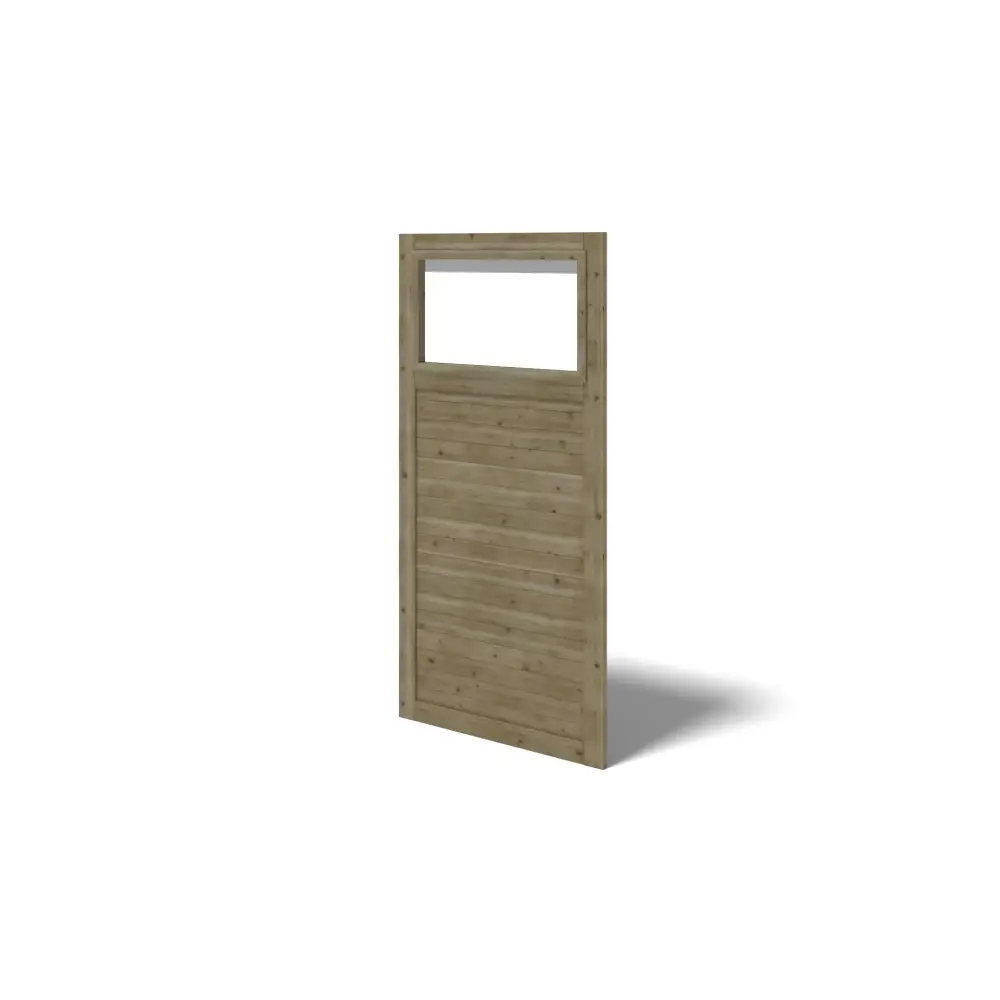 Pergola de jardin 4.04x4.04m avec panneaux - traité