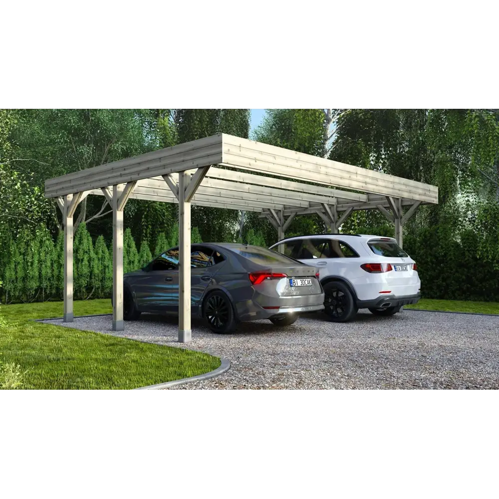Carport, abri de voiture  6.06x5.03 m - 30.48 m2