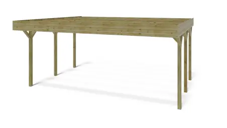 Carport, abri de voiture  6.06x5.03 m - 30.48 m2