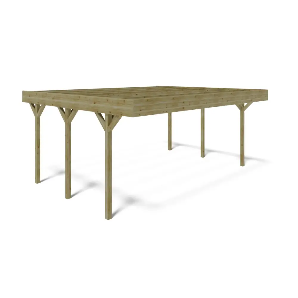 Carport, abri de voiture  6.06x5.03 m - 30.48 m2