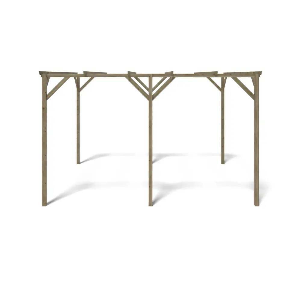 Carport, abri de voiture  3x4 m - 12 m2