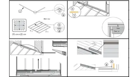 Plancher universel pour abris de jardin - 18 mm - paquet de 3 m2 - Non traité