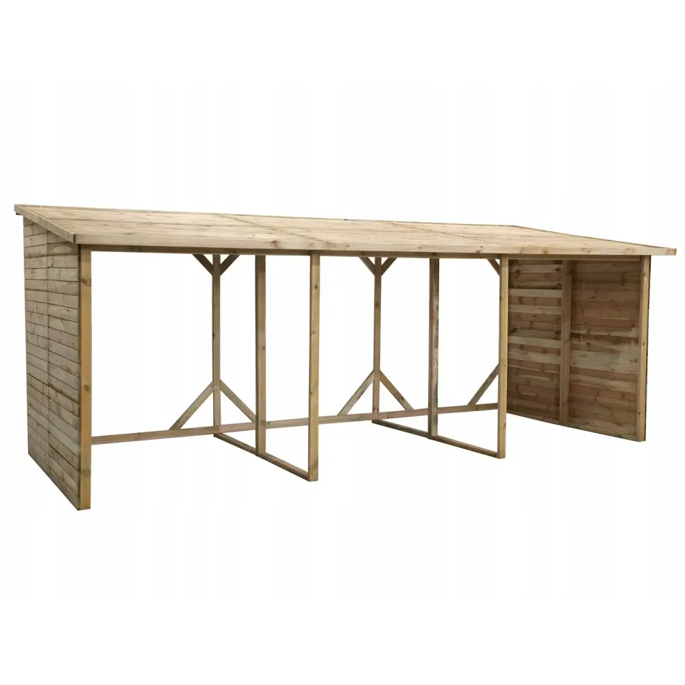 Bûcher 20 m3 - 5.2x2 m - H.2.06 m - Traité