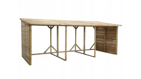 Bûcher 20 m3 - 5.2x2 m - H.2.06 m - Traité