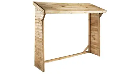 Bûcher 1.55 m3 - 2x0.5 m - H.1.85 m - Traité