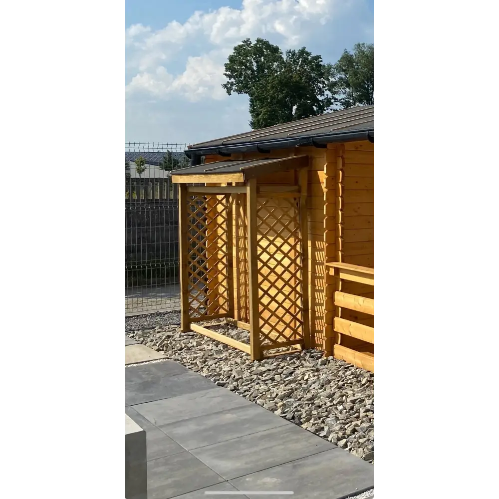 Bûcher 1.96 m3 - 1.8x0.64 m - H.1.8 m - Traité