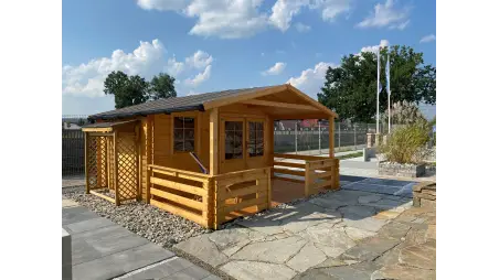 Bûcher 1.96 m3 - 1.8x0.64 m - H.1.8 m - Traité