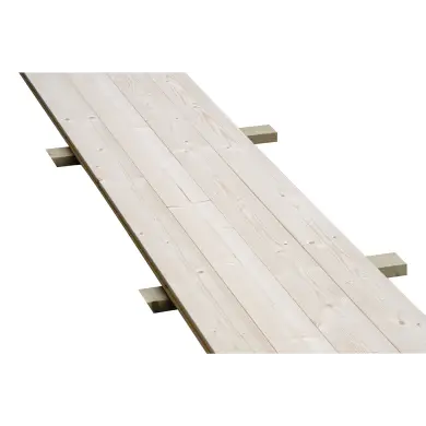 Plancher universel pour abris de jardin - 28 mm - paquet de 3 m2 - Non traité