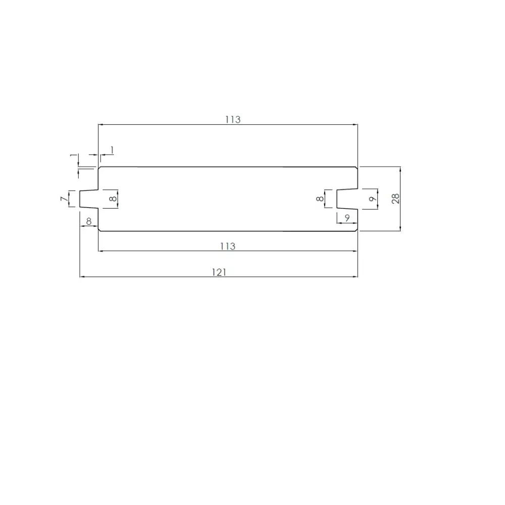 Plancher universel pour abris de jardin - 28 mm - paquet de 3 m2 - Non traité