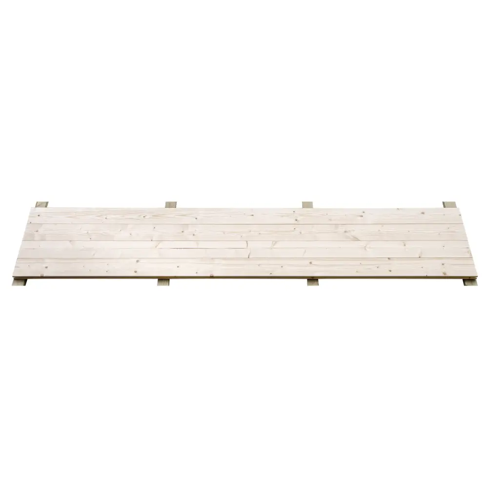 Plancher universel pour abris de jardin - 28 mm - paquet de 3 m2 - Non traité