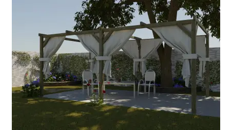 Carport, abri de voiture  3x5.1 m - 15.3 m2