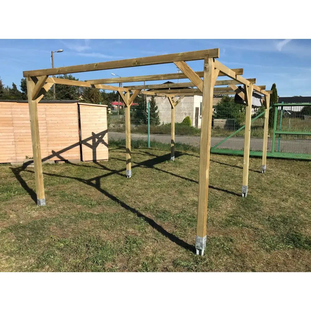 Carport, abri de voiture  3x5.1 m - 15.3 m2