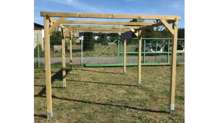 Carport, abri de voiture  3x5.1 m - 15.3 m2