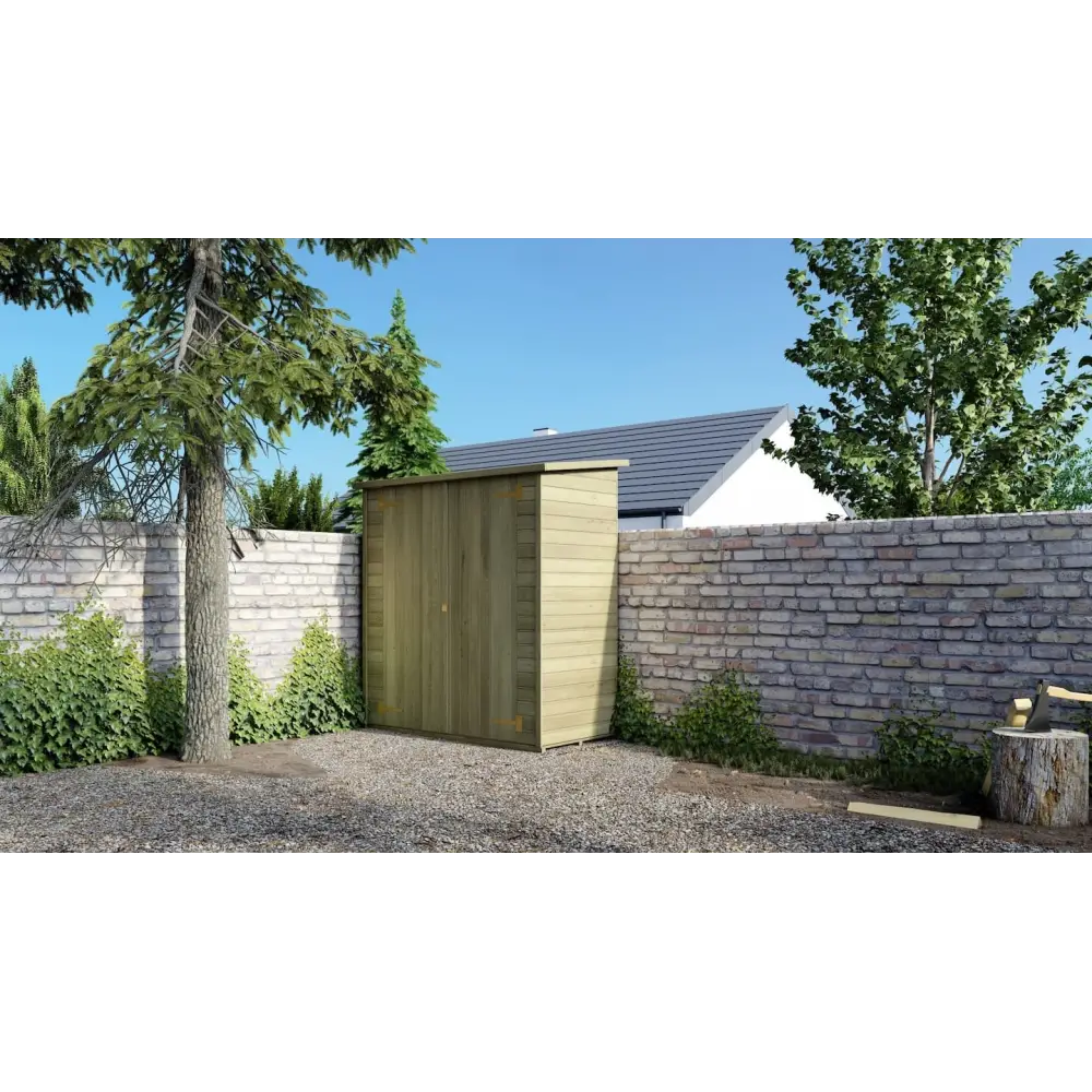 Armoire de jardin à outils 1.66x0.82 m H.1.86 - avec plancher et paroi arrière