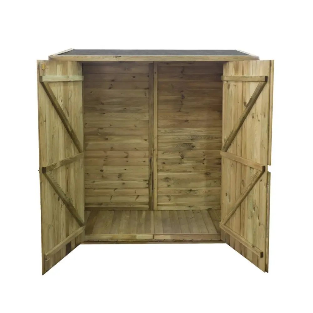 Armoire de jardin à outils 1.66x0.82 m H.1.86 - avec plancher et paroi arrière