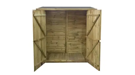Armoire de jardin à outils 1.66x0.82 m H.1.86 - avec plancher et paroi arrière