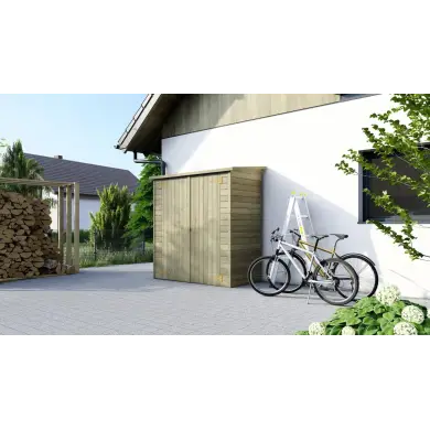 Armoire de jardin à outils 1.66x0.82 m H.1.86