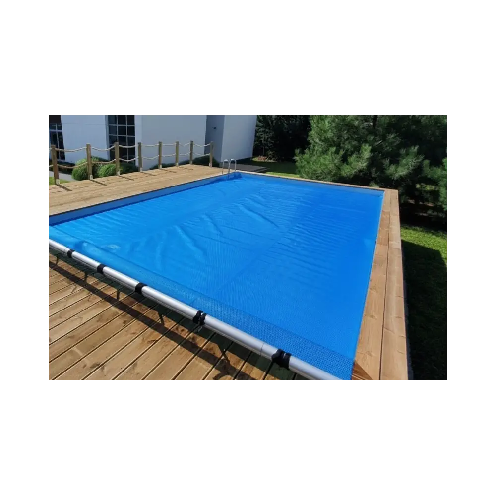 Bâche à bulles d'été 5.57 x 2.32 m pour piscine BAS7307