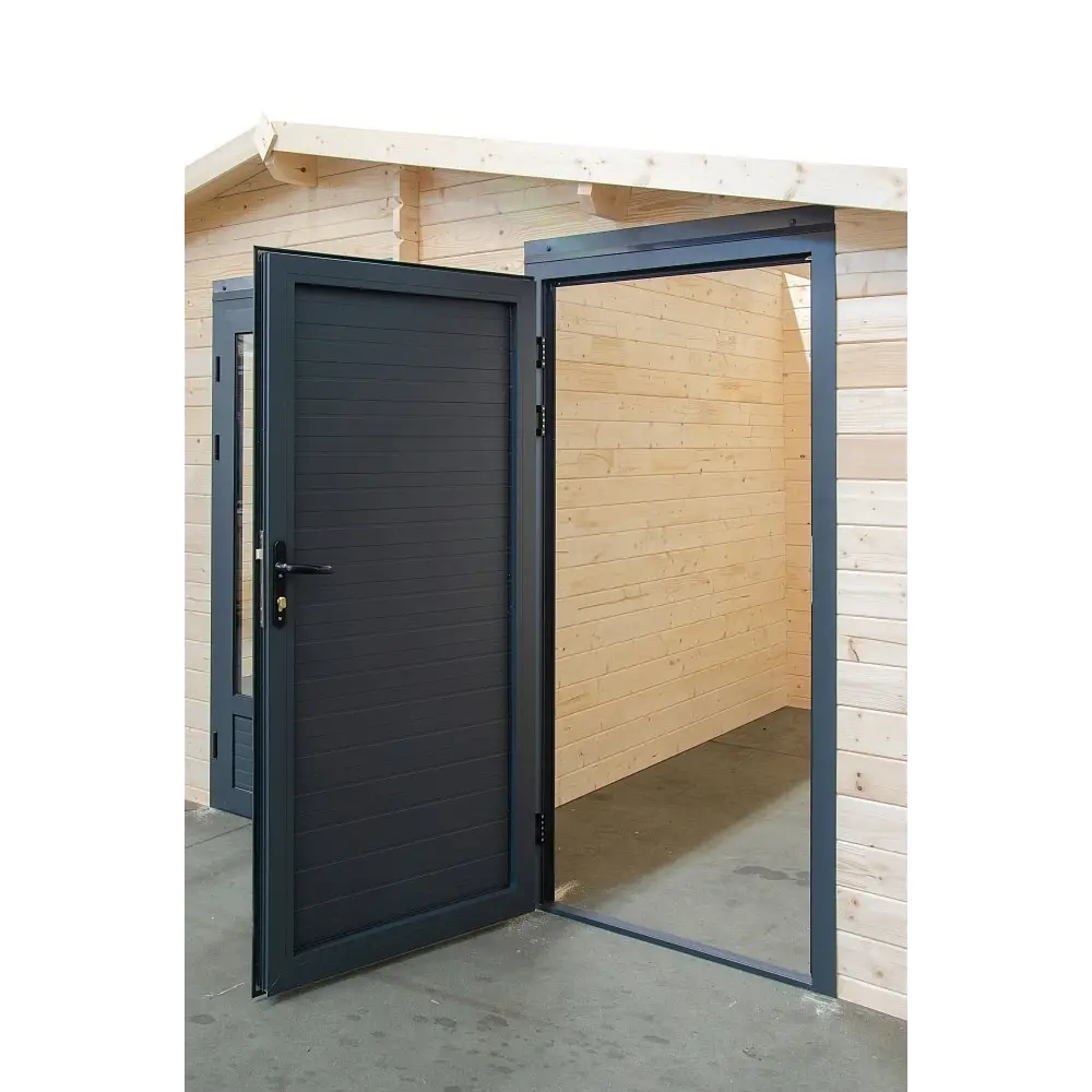 Abri de jardin en bois - 15m2 - 5x3m - Ep. 28mm - Couleur: naturel