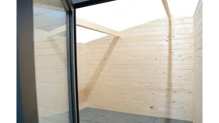 Abri de jardin en bois - 15m2 - 5x3m - Ep. 28mm - Couleur: naturel