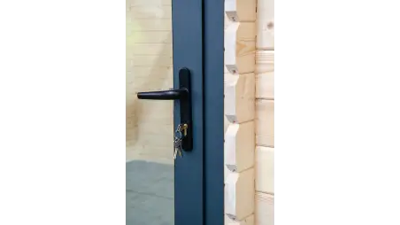 Abri de jardin en bois - 15m2 - 5x3m - Ep. 28mm - Couleur: naturel