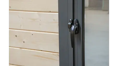 Abri de jardin en bois - 15m2 - 5x3m - Ep. 28mm - Couleur: naturel