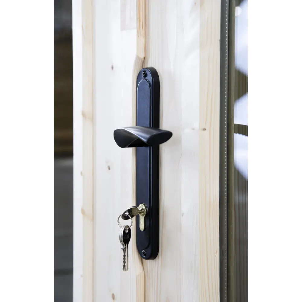 Abri de jardin en bois - 12m2 - 4x3m - Ep. 34mm - Couleur: naturel