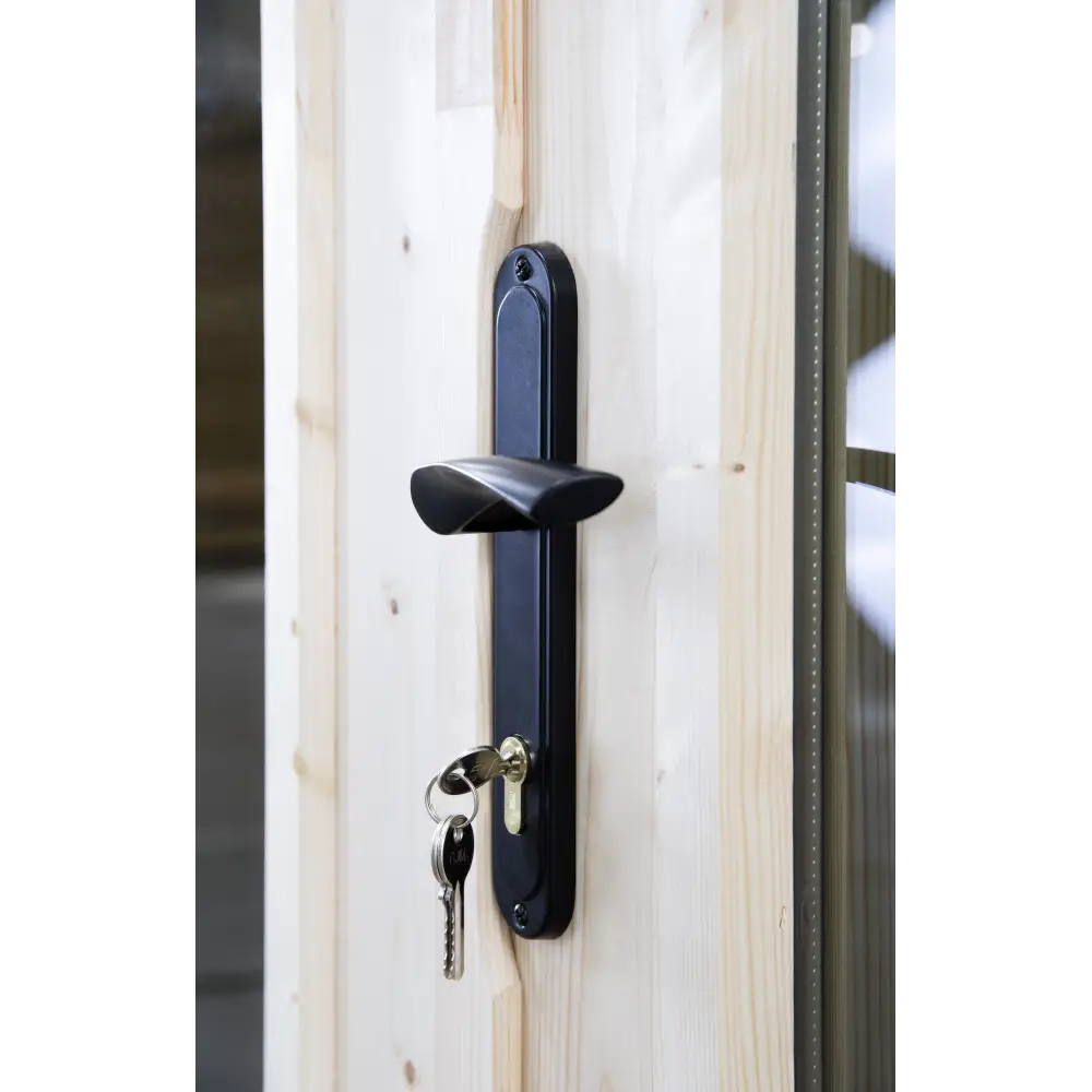 Abri de jardin en bois - 16m2 - 4x4m - Ep. 34mm - Couleur: naturel