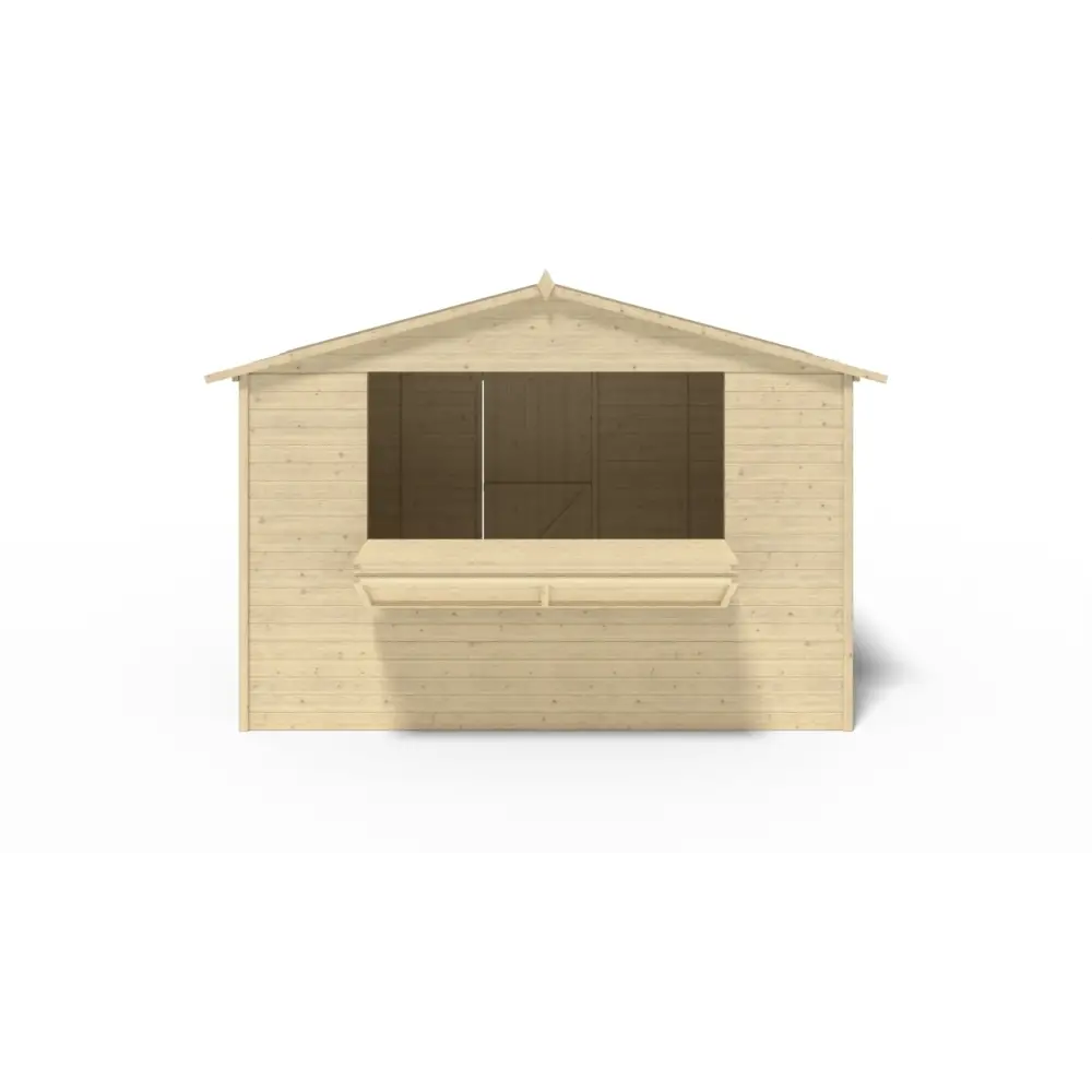 Kiosque/ stand de marché/ de vente 5.72 m2 - 3.11x1.84 m - 19 mm