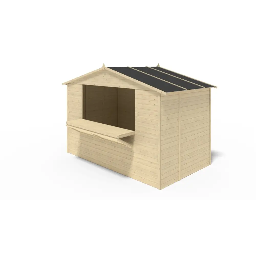 Kiosque/ stand de marché/ de vente 5.72 m2 - 3.11x1.84 m - 19 mm