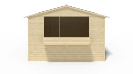 Kiosque/ stand de marché/ de vente 9.42 m2 - 3.11x3.03 m - 19 mm