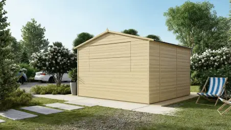 Kiosque/ stand de marché/ de vente 9.42 m2 - 3.11x3.03 m - 19 mm