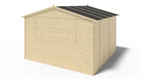 Kiosque/ stand de marché/ de vente 9.42 m2 - 3.11x3.03 m - 19 mm