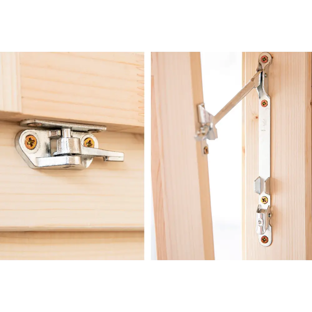 Abri de jardin en bois - 15.21m2 - 3.9x3.9m - Ep. 40mm - Couleur: naturel