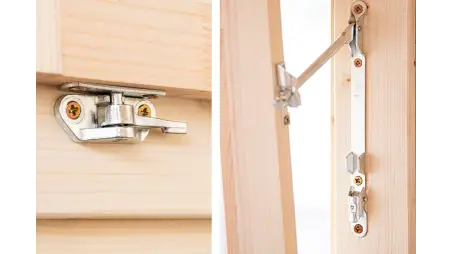 Abri de jardin en bois - 15.21m2 - 3.9x3.9m - Ep. 40mm - Couleur: naturel