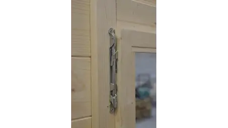 Abri de jardin en bois - 36m2 - 6x6m - Ep. 40mm - Couleur: naturel