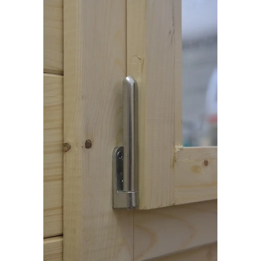 Abri de jardin en bois - 30m2 - 6x5m - Ep. 40mm - Couleur: naturel