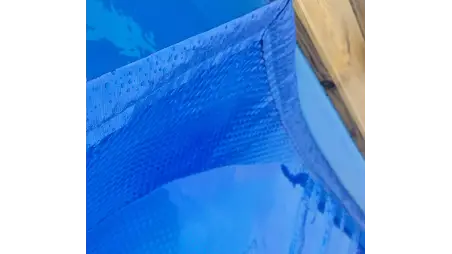 Bâche à bulles d'été 6.77 x 3.44 m pour piscine BAS7305