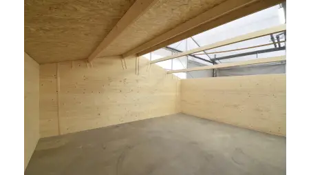 Abri de jardin en bois - 30m2 - 6x5m - Ep. 40mm - Couleur: naturel