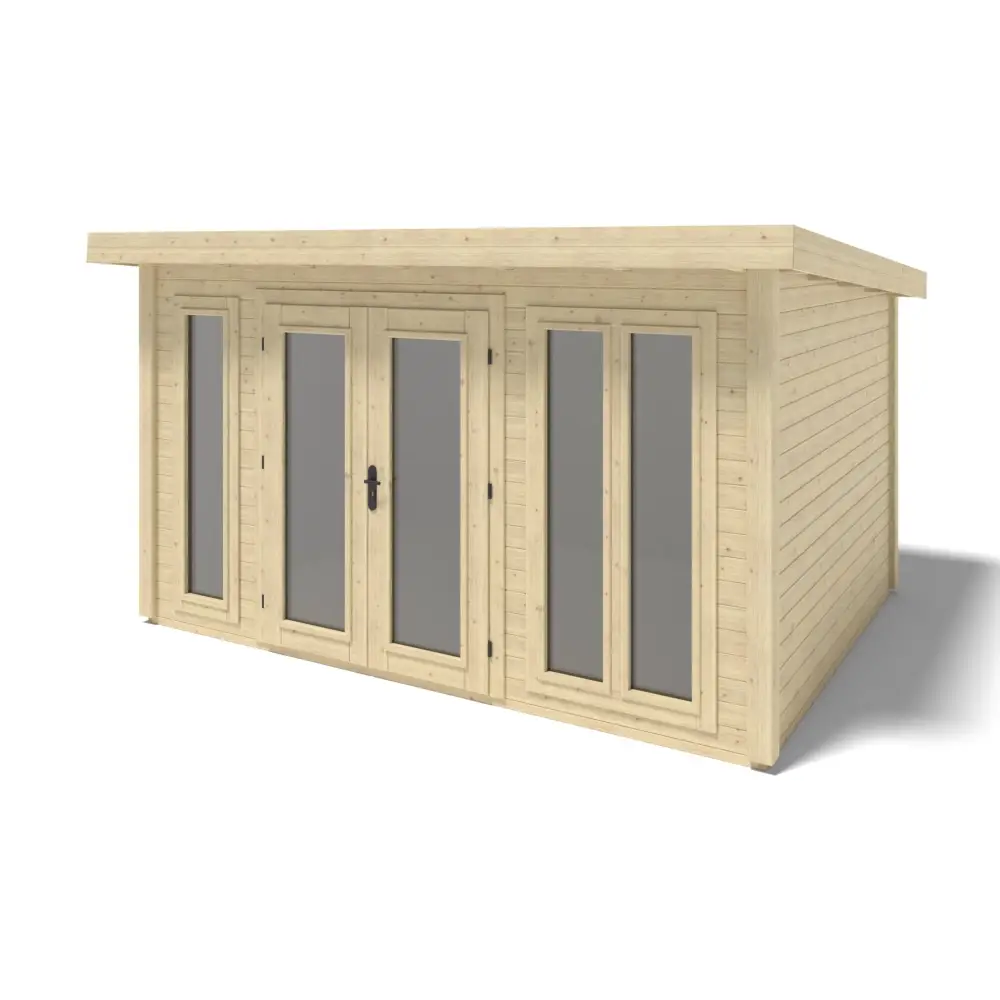 Abri de jardin en bois Kira 4,04x3,09m - 12m2 - Ep. 34mm