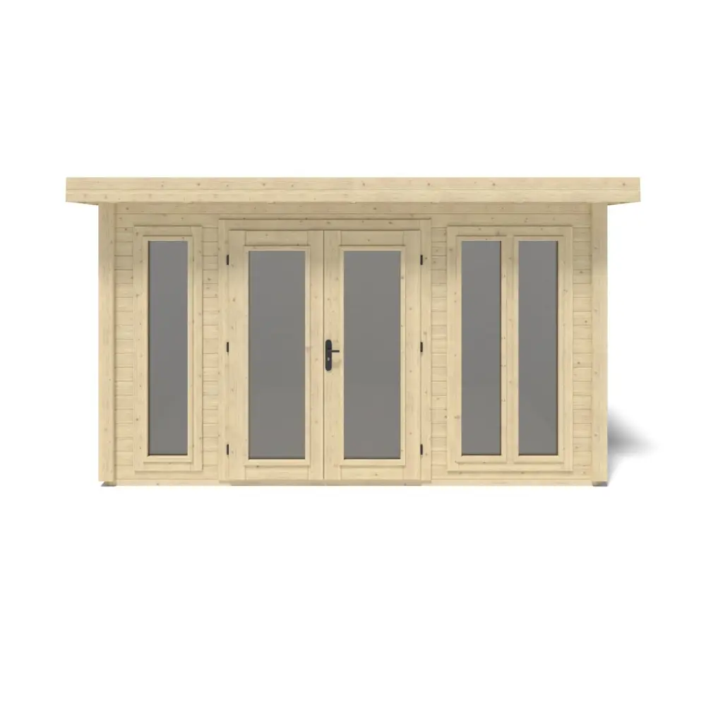 Abri de jardin en bois Kira 4,04x3,09m - 12m2 - Ep. 34mm