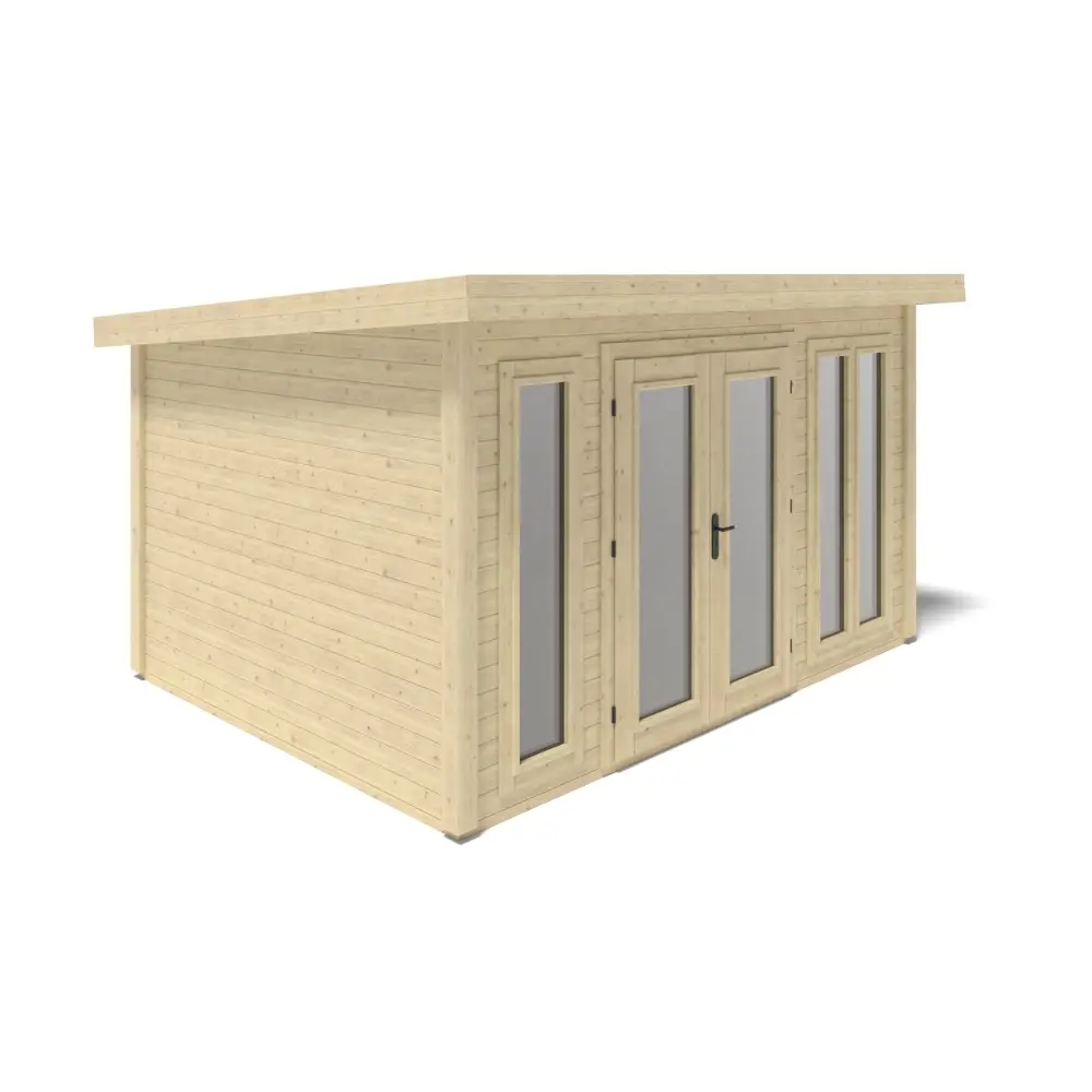 Abri de jardin en bois Kira 4,04x3,09m - 12m2 - Ep. 34mm