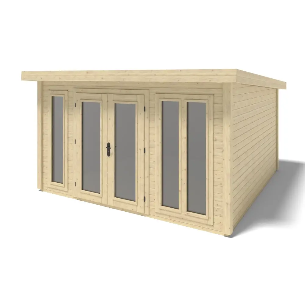 Abri de jardin en bois Kira 4,04x4,09m - 12m2 - Ep. 34mm