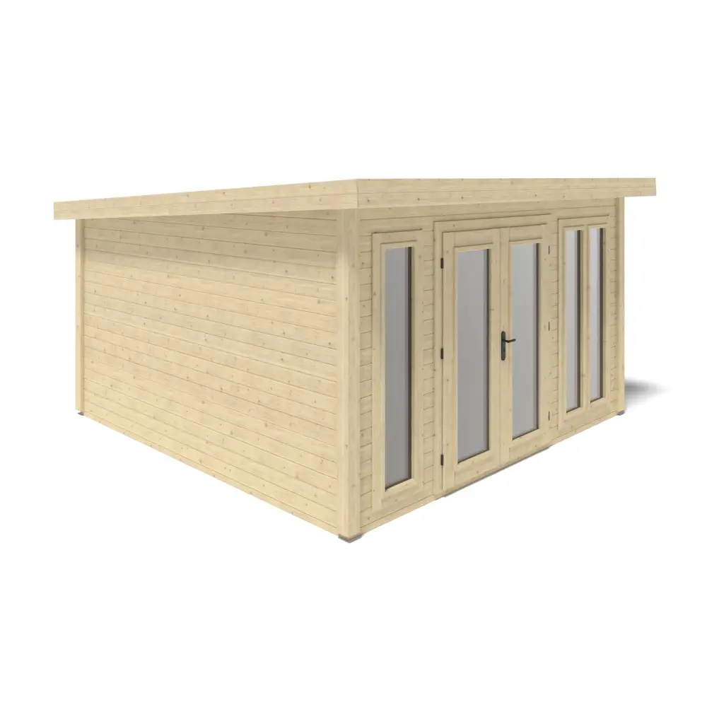 Abri de jardin en bois Kira 4,04x4,09m - 12m2 - Ep. 34mm