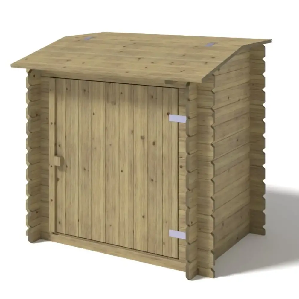 Armoire de jardin en bois -1.2x0.89 m - H.1.13 m - imprégné