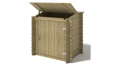 Armoire de jardin en bois -1.2x0.89 m - H.1.13 m - imprégné